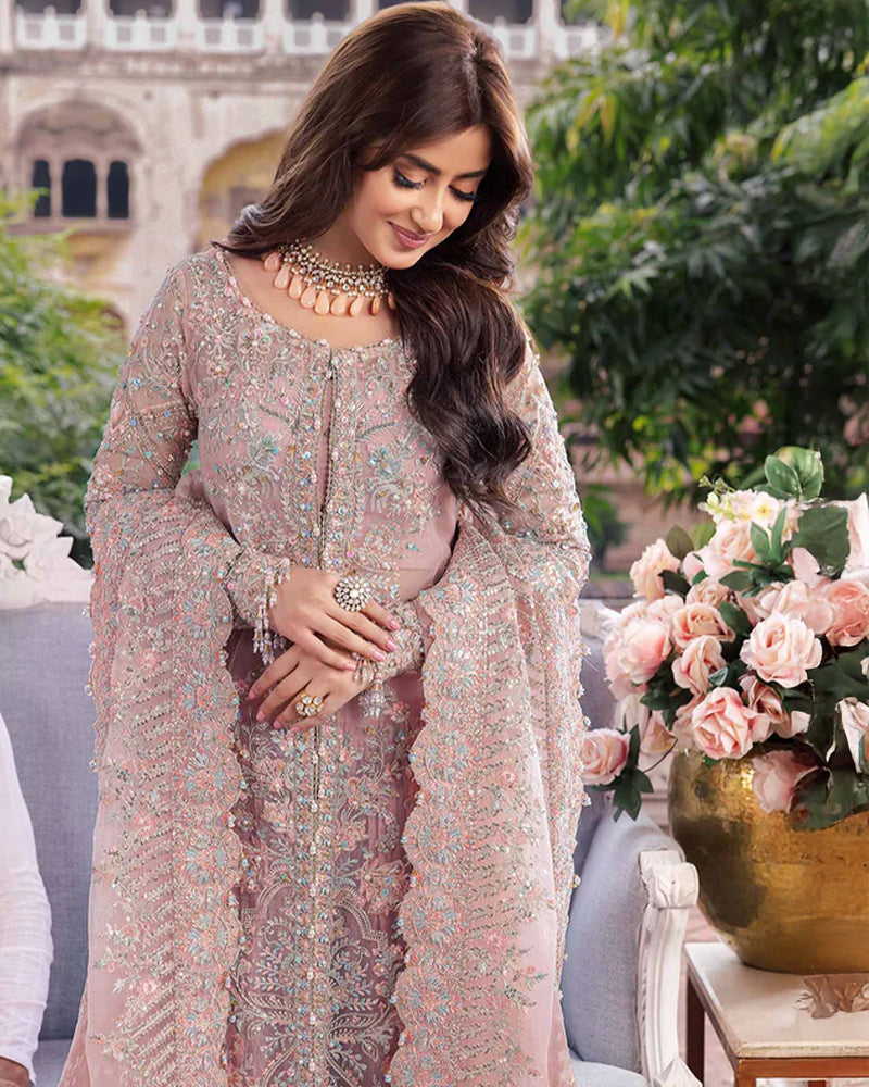 Sequined Light Pink Charm