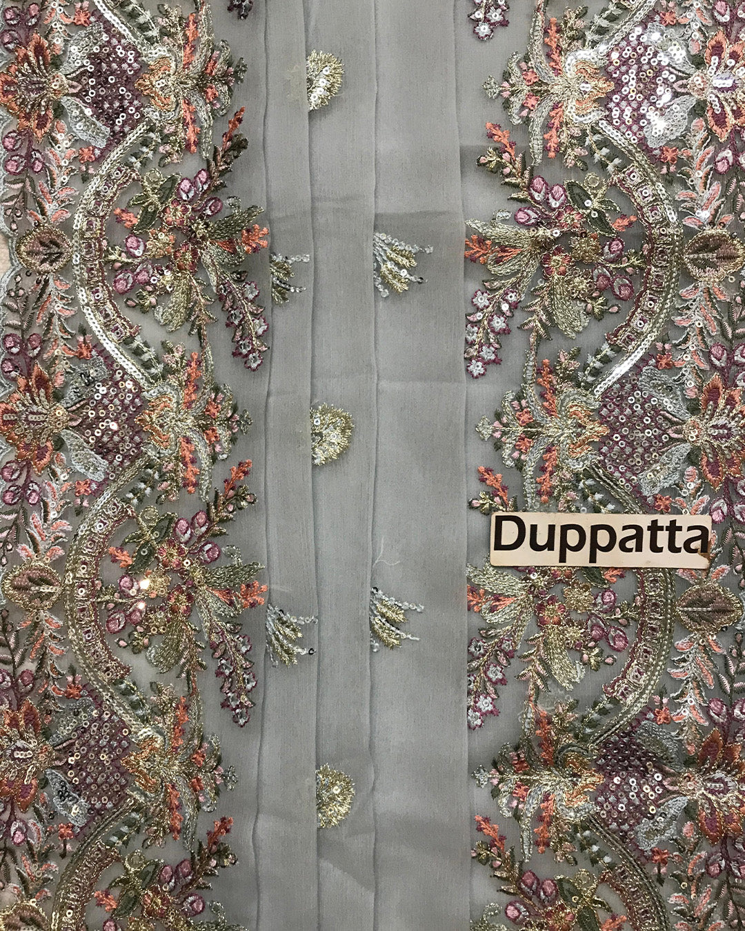 Chiffon Embroidered Elegance