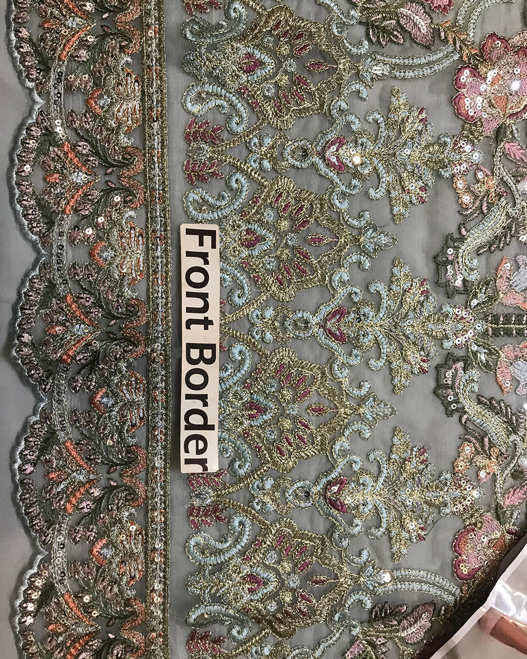 Chiffon Embroidered Elegance