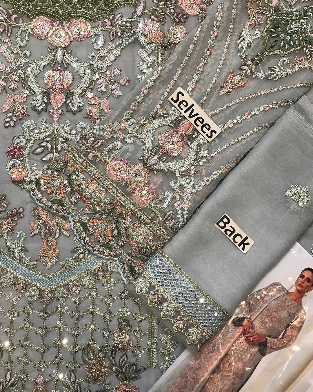 Chiffon Embroidered Elegance