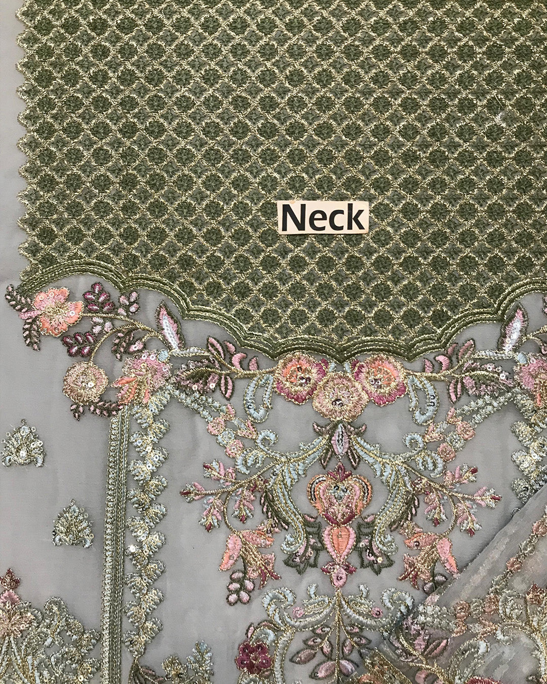 Chiffon Embroidered Elegance