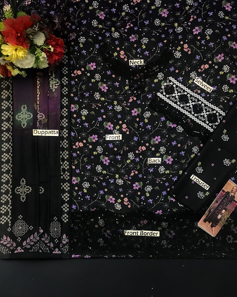 Emerald Embroidered Lawn