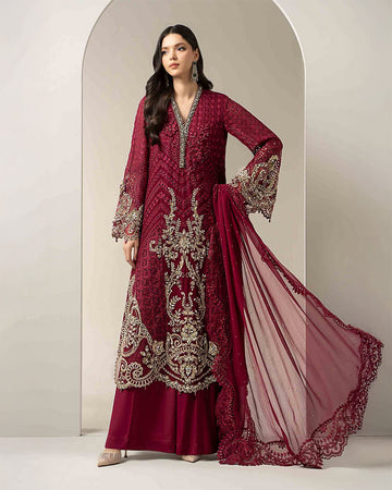 Maroon Luxe Elegance