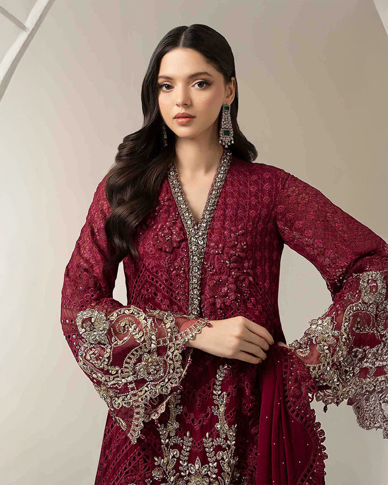 Maroon Luxe Elegance