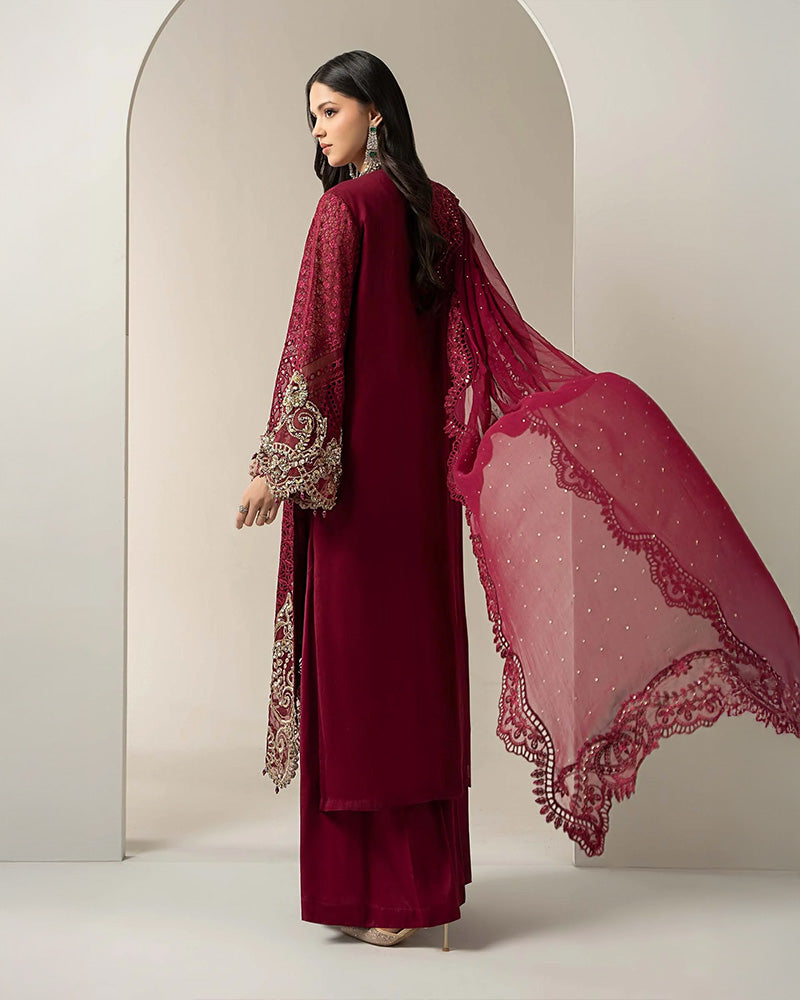 Maroon Luxe Elegance