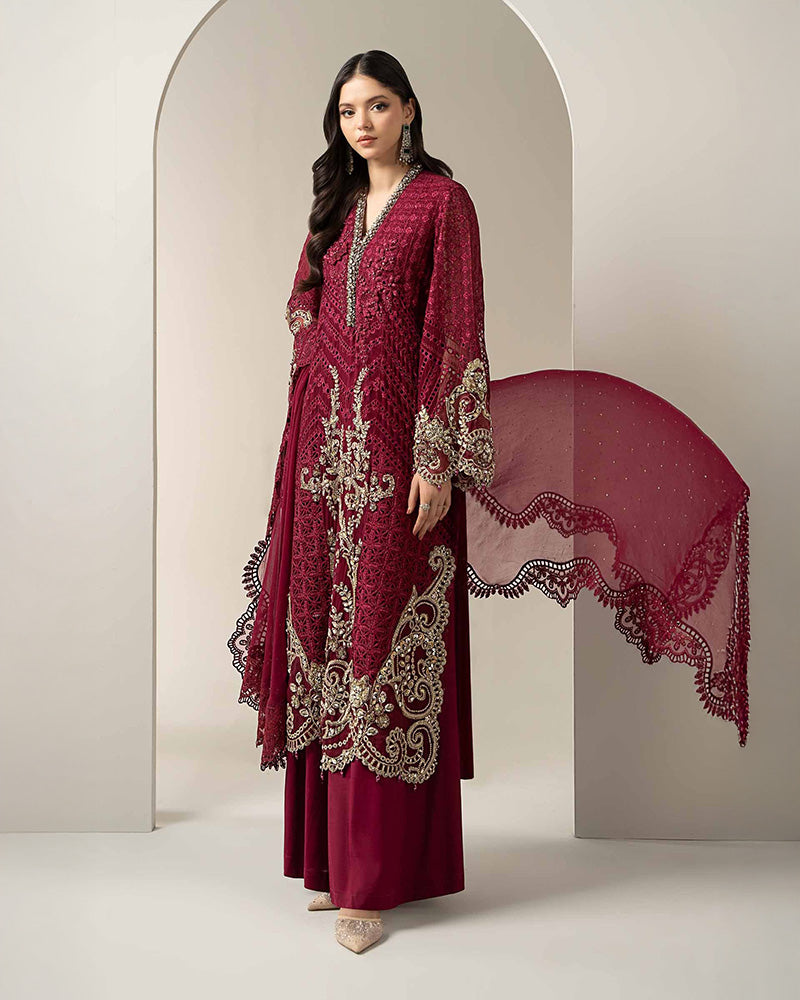 Maroon Luxe Elegance