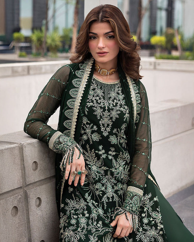 Embroidered Chiffon Suit