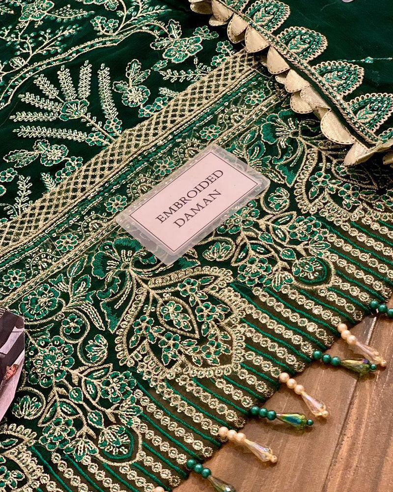 Embroidered Chiffon Suit