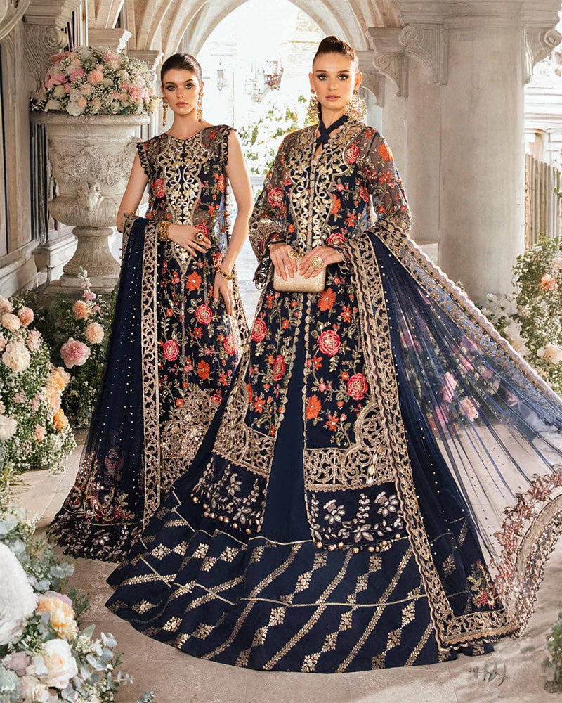Royal Blue Embellished Couture