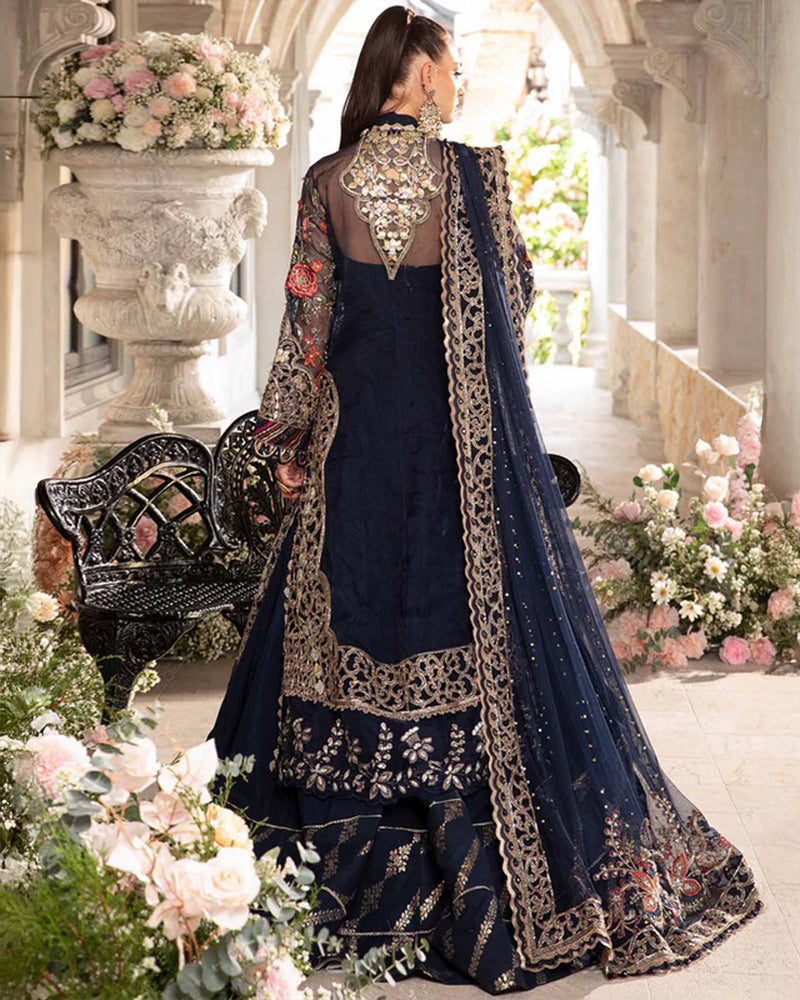 Royal Blue Embellished Couture