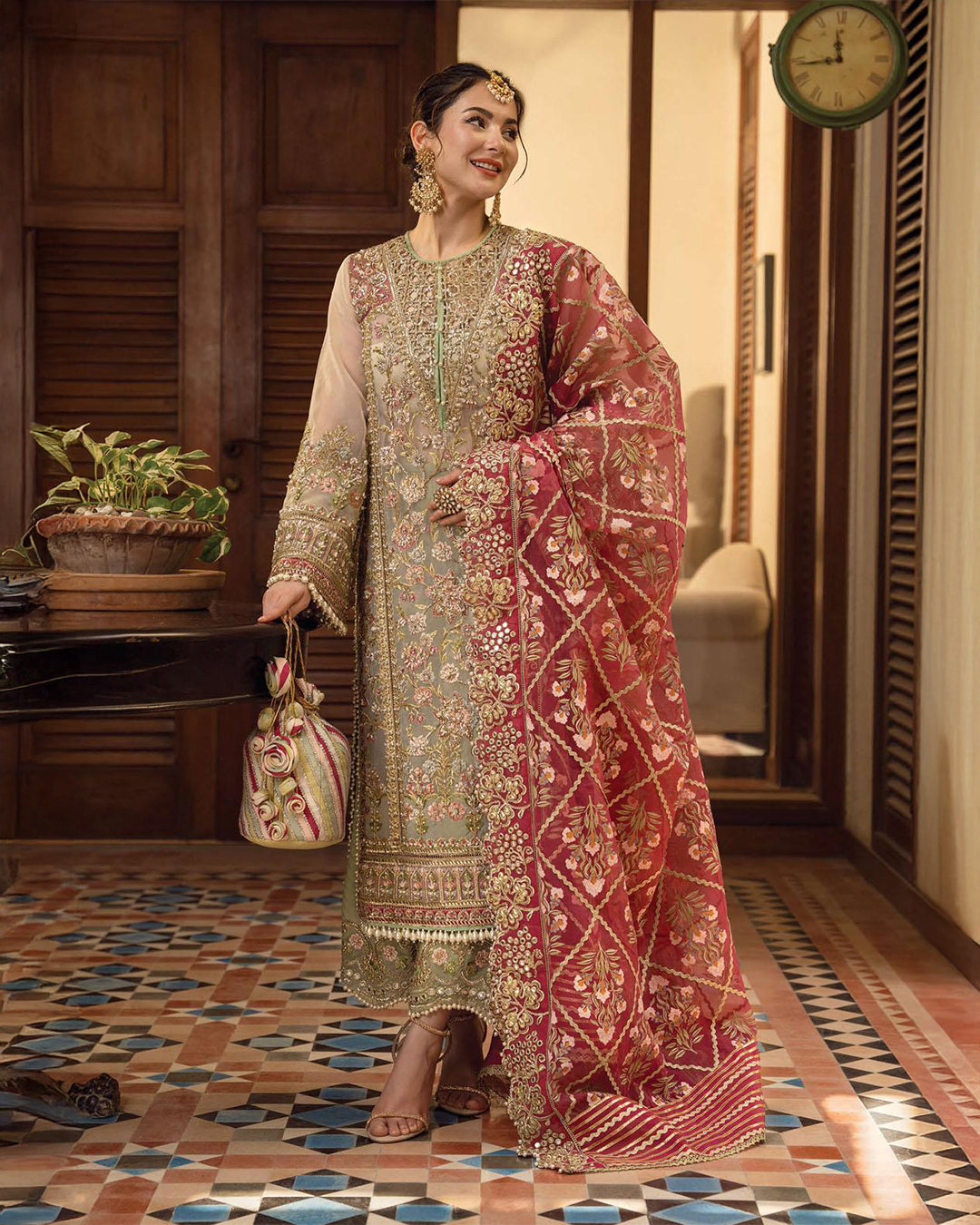 Royal Crimson Pearl Charm