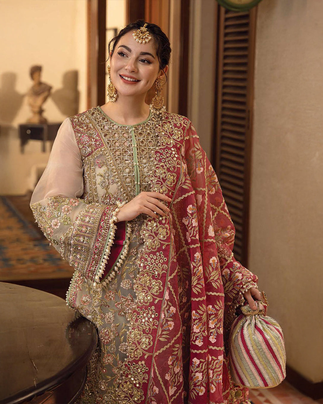 Royal Crimson Pearl Charm