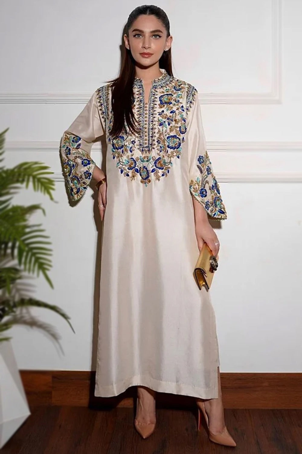 Pearl Silk Empress (Unstitched)