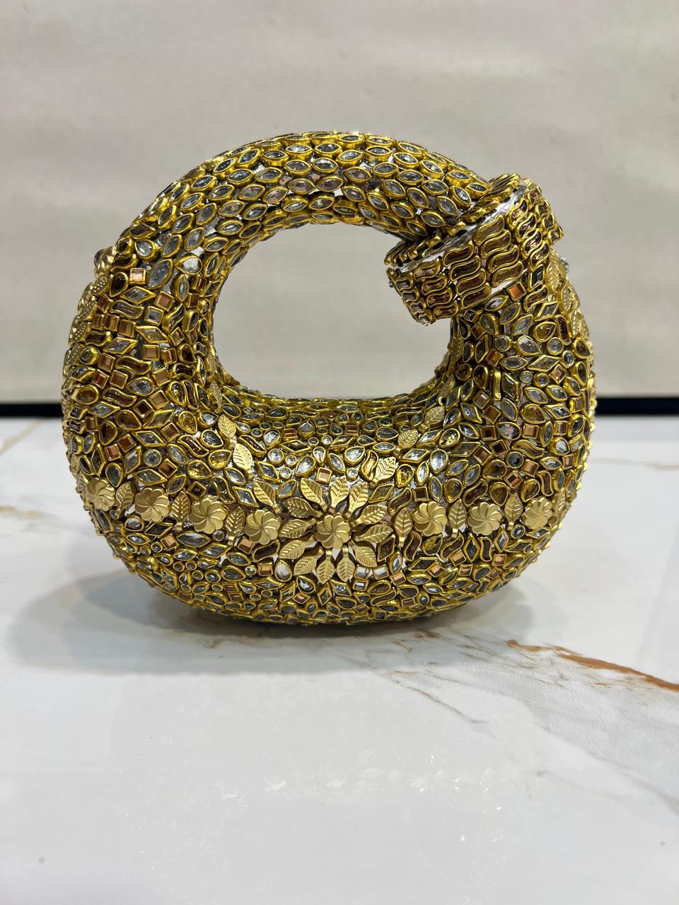 Royal Kundan Clutch