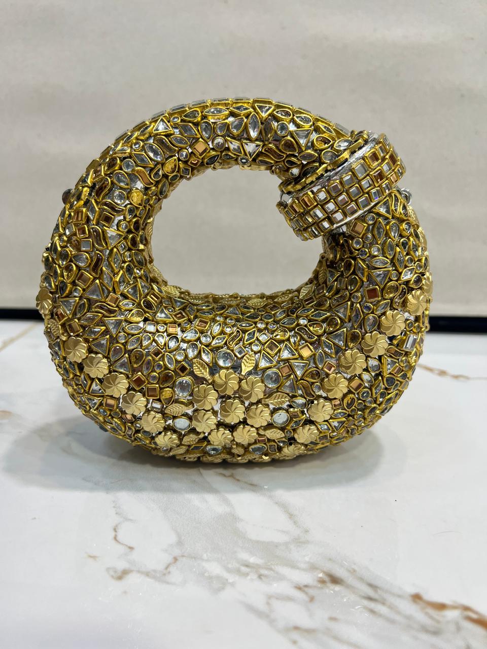 Royal Kundan Clutch