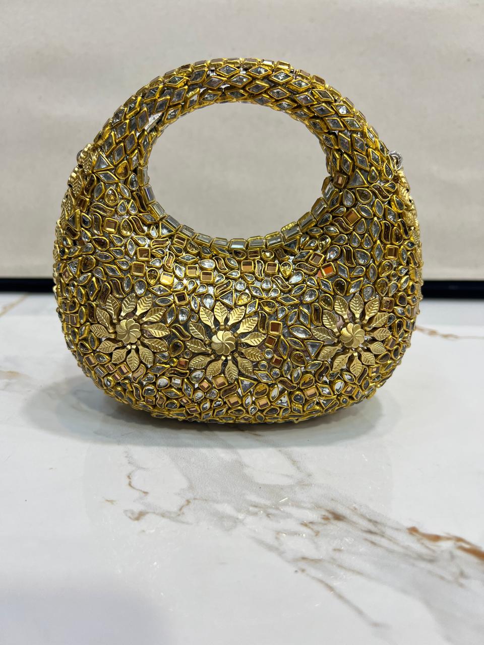 Royal Kundan Clutch