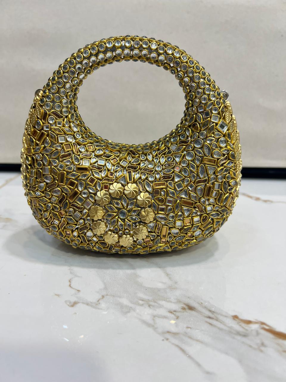 Royal Kundan Clutch