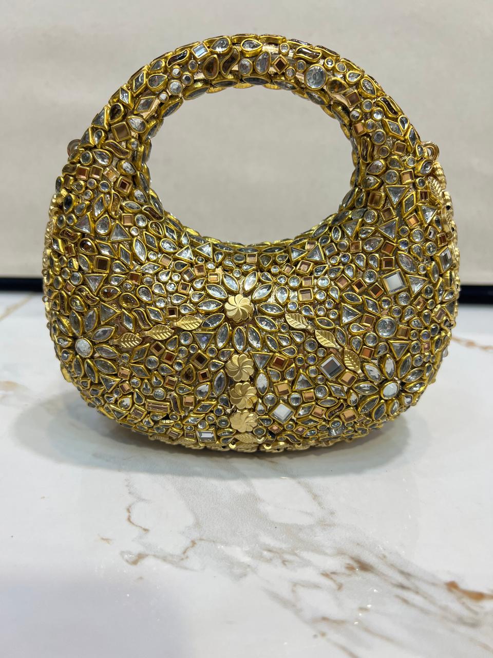 Royal Kundan Clutch