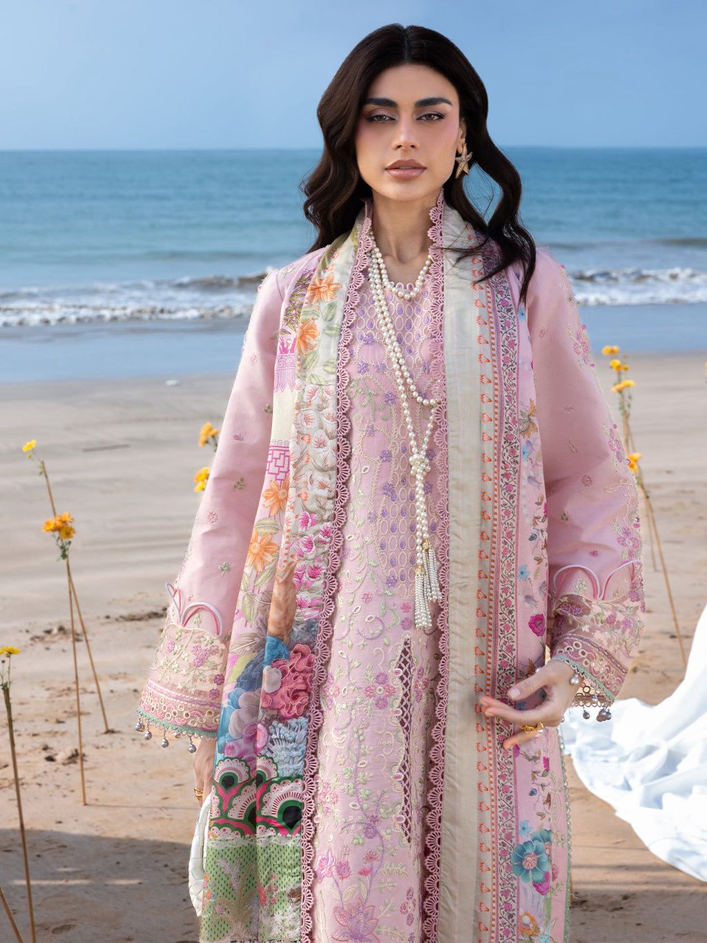 Mahnur Ivory Grace- Unstitched 3PC