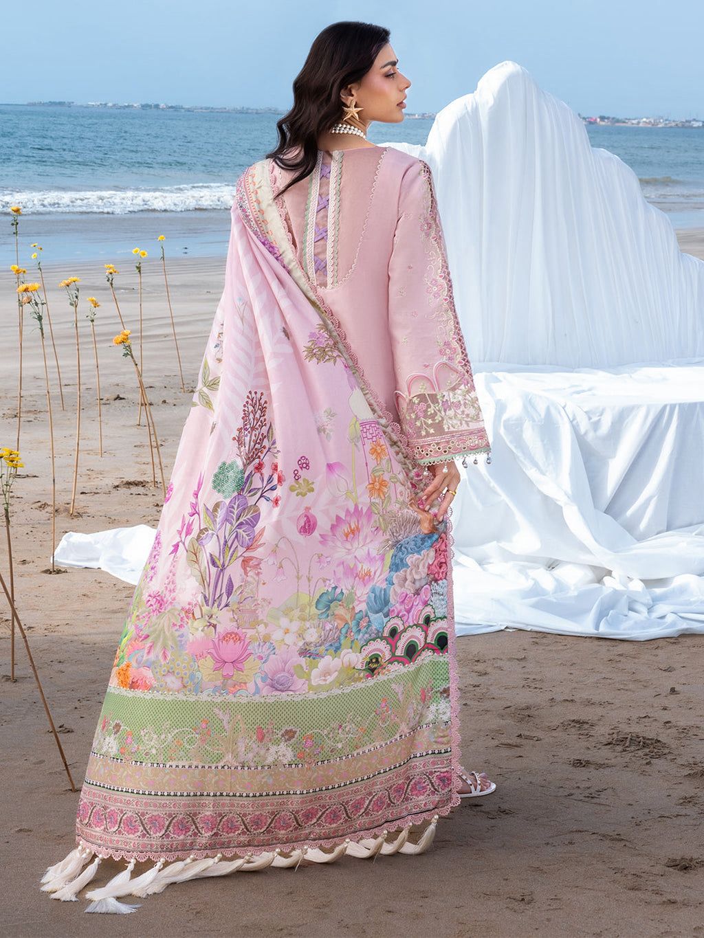 Mahnur Ivory Grace- Unstitched 3PC