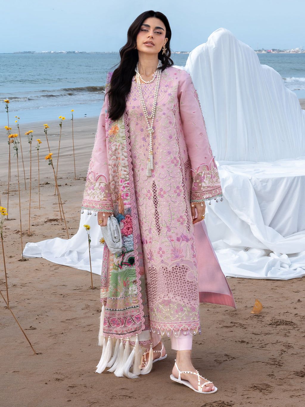 Mahnur Ivory Grace- Unstitched 3PC
