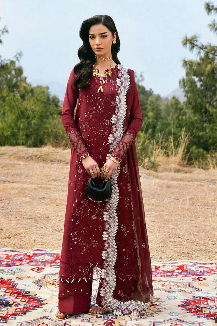 Midnight Ivory Grace (Unstitched 3PC)