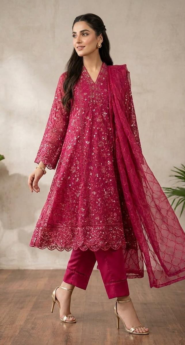 Nooré Royale Frock - Stitched 3PC