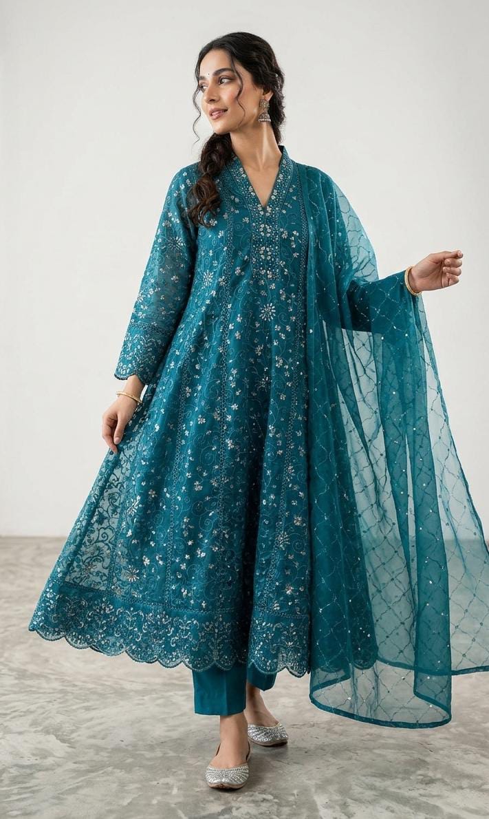 Nooré Royale Frock - Stitched 3PC